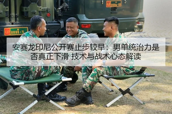 安赛龙印尼公开赛止步较早：男单统治力是否真正下滑 技术与战术心态解读